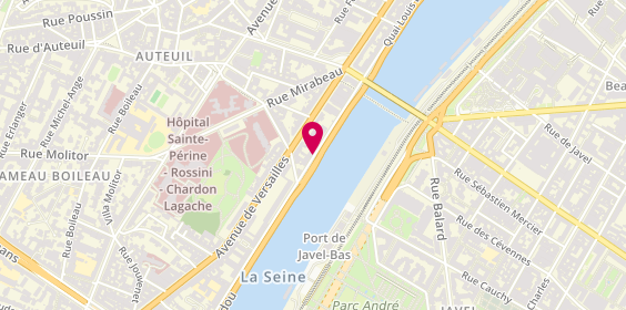 Plan de ARGILON Aline, 92 Quai Louis Bleriot, 75016 Paris