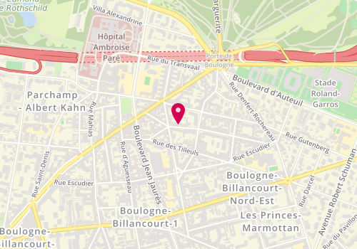 Plan de TAUPIN Richard, 5 Rue Vauthier, 92100 Boulogne-Billancourt
