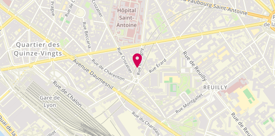 Plan de NDJEH Aurore, 7 Rue Chaligny, 75012 Paris