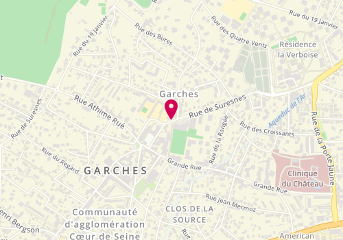 Plan de HARDOUIN Denis, 15 Rue de Suresnes, 92380 Garches