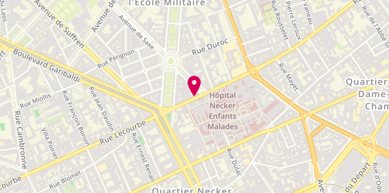 Plan de BOUSSAID Sophie, 102 Rue de Sevres, 75015 Paris
