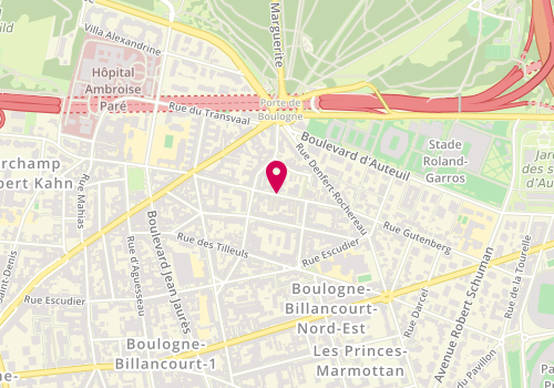 Plan de HORTH Valentine, 41 Rue de la Rochefoucauld, 92100 Boulogne-Billancourt