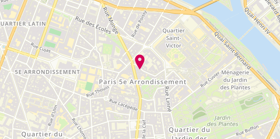 Plan de GUITTON Audrey, 25 Rue des Boulangers, 75005 Paris