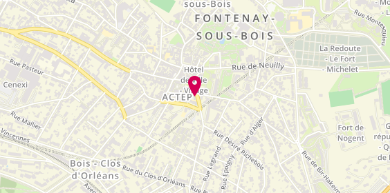 Plan de MURIE Nathalie, 6 Rue Louis Xavier de Ricard, 94120 Fontenay-sous-Bois