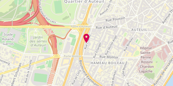 Plan de PAULO DUARTE Emilia, 20 Bis Rue Chanez, 75016 Paris