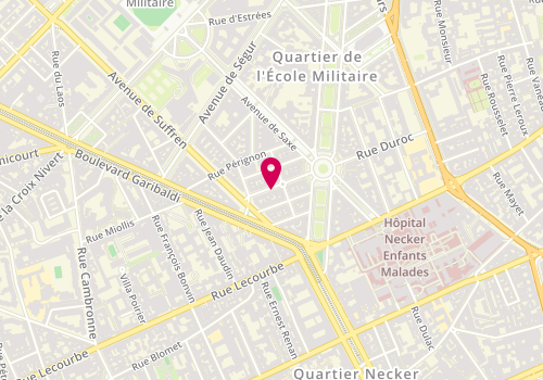 Plan de SORDET Albane, 9 Rue Valentin Hauy, 75015 Paris