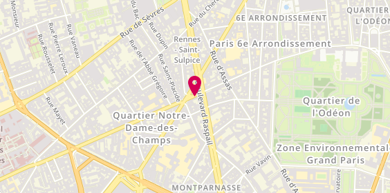 Plan de SIRET Charlotte, 61 Rue de Vaugirard, 75006 Paris
