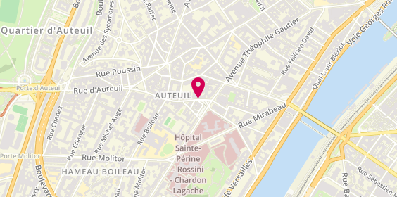 Plan de MEUNIER Catherine, 8 Rue d'Auteuil, 75016 Paris