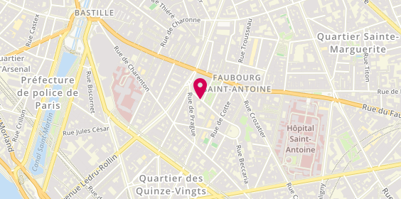 Plan de CODJIA Georges, 7 Rue Théophile Roussel, 75012 Paris