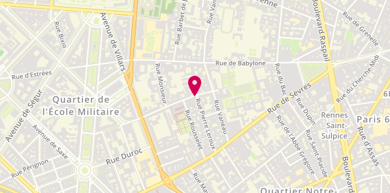 Plan de CAVANIER Pascal, 9 Rue Oudinot, 75007 Paris