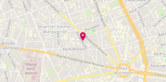 Plan de GAUTIER-MASCETTI Alexandra, 30 Rue des Boulets, 75011 Paris