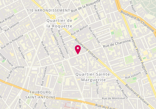 Plan de MATHEY Marion, 99 Rue de Charonne, 75011 Paris