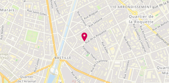 Plan de PROISL Patricia, 33 Rue de la Roquette, 75011 Paris