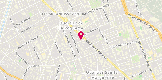 Plan de FAURE Jean Paul, 7 Rue Gobert, 75011 Paris