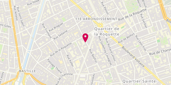 Plan de LAGARRIGUE Arnaud, 45 Rue Basfroi, 75011 Paris