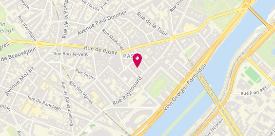Plan de BEY Sarra, 3 Rue Lyautey, 75016 Paris