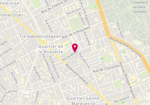 Plan de DANILO Mathieu, 20 Rue de Belfort, 75011 Paris