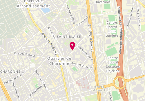 Plan de ZAIM Slimane, 21 Rue du Clos, 75020 Paris