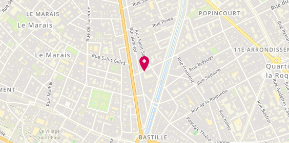 Plan de PERSONENI Emmanuelle, 6 Rue du Chemin Vert, 75011 Paris