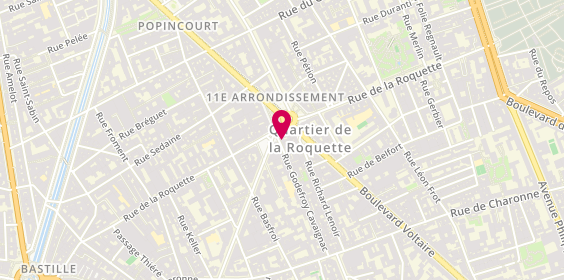 Plan de UTA Marilena, 54 Rue Godefroy Cavaignac, 75011 Paris
