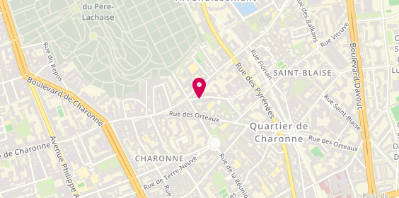 Plan de CALMON Valérie, 6 Rue de Fontarabie, 75020 Paris