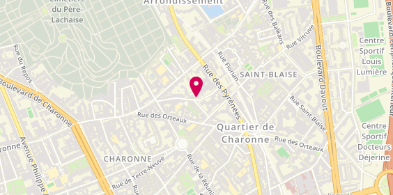 Plan de CHAVENTRE Flavie, 23 Rue de Fontarabie, 75020 Paris