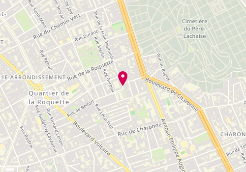 Plan de MORAND Vanessa, 30 Rue de la Folie Regnault, 75011 Paris