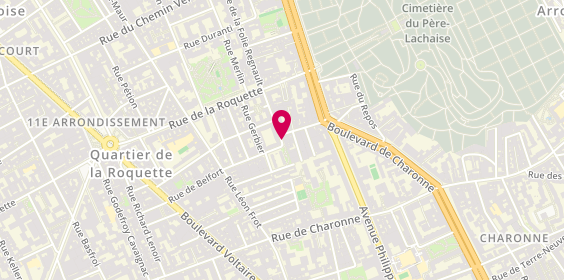 Plan de BAH Kadidiatou, 30 Rue de la Folie Regnault, 75011 Paris