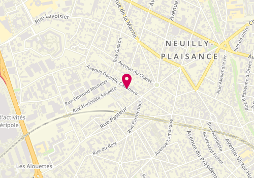 Plan de CAMILOTTO Nadia, 33 Rue Daniele Casanova, 93360 Neuilly-Plaisance