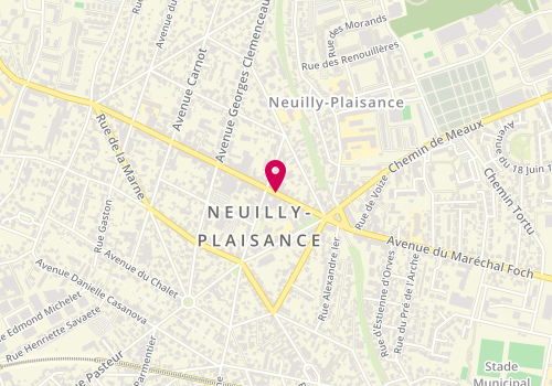 Plan de DOUCOURE Mariama, 55 Avenue du Marechal Foch, 93360 Neuilly-Plaisance
