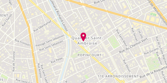 Plan de CAILLE Anthony, 2 Rue Pasteur, 75011 Paris