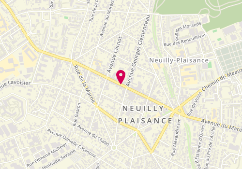 Plan de MAJSTOROVIC Nadia, 27 Avenue du Marechal Foch, 93360 Neuilly-Plaisance