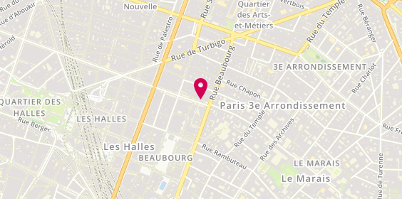 Plan de MOINIER Marie Jeanne, 12 Rue du Grenier Saint Lazare, 75003 Paris