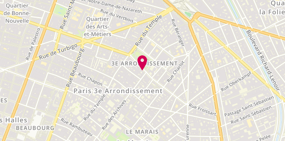 Plan de BENICHOU Chantal, 55 Rue de Bretagne, 75003 Paris