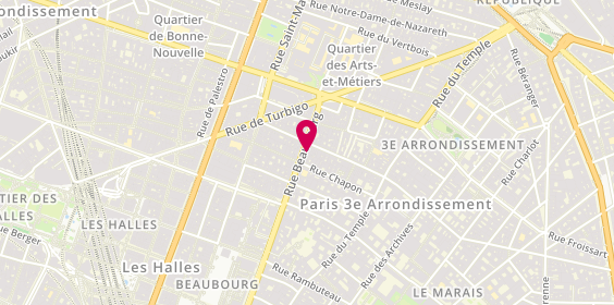 Plan de DESY DE BOUCHERVILLE Cédric, 78 Rue Beaubourg, 75003 Paris
