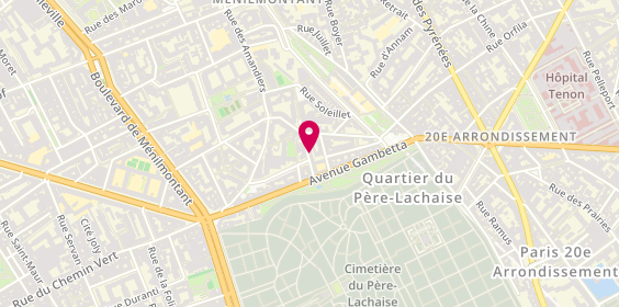 Plan de SOUMAILA Ganiou, 23 Rue des Muriers, 75020 Paris