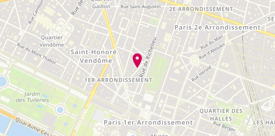 Plan de DOUNIAS Gisèle, 17 Rue Moliere, 75001 Paris