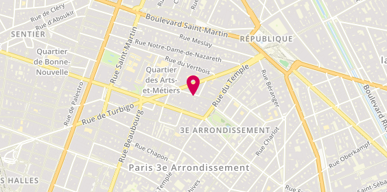 Plan de BRUGEILLE François, 11 Rue des Fontaines du Temple, 75003 Paris