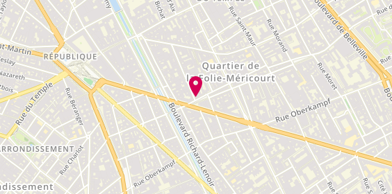 Plan de TROUTIER Patricia, 2 Rue de la Pierre Levée, 75011 Paris