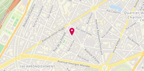 Plan de STRASUNSKI Marie, 14 Rue Gustave Courbet, 75116 Paris