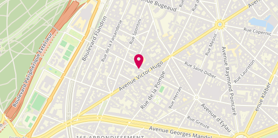 Plan de BERTHEBAUD Didier, 119 Rue de Longchamp, 75116 Paris