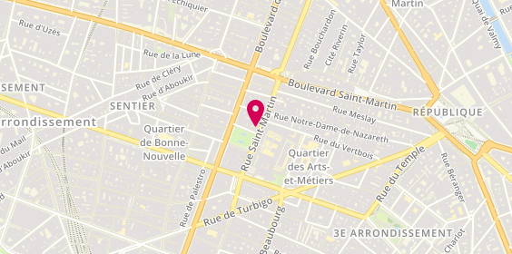 Plan de GUERIN Pierre, 323 Rue Saint Martin, 75003 Paris