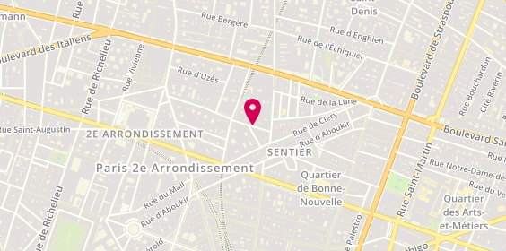 Plan de OUDOT Pascaline, 10 Rue des Jeuneurs, 75002 Paris