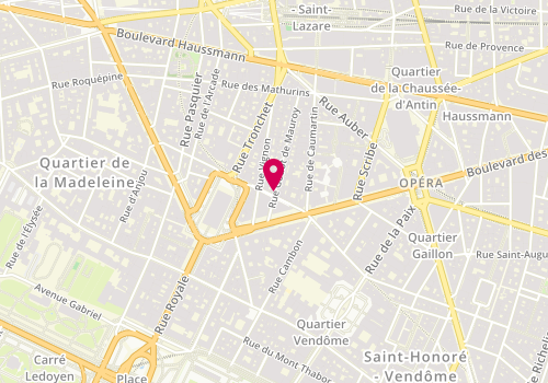 Plan de STUTZ Vincent, 5 Rue Godot de Mauroy, 75009 Paris