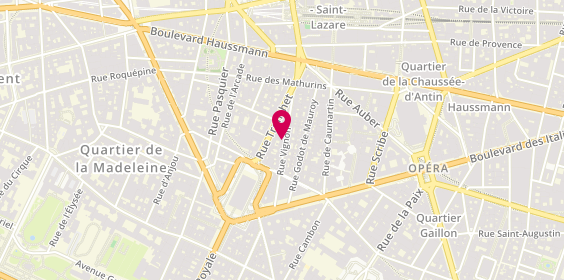Plan de LADUNE Arnaud, 19 Rue Vignon, 75008 Paris