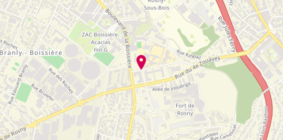Plan de SERALINE Delphine, 15 Rue Jean Allemane, 93110 Rosny-sous-Bois