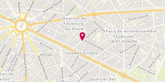 Plan de MERDRIGNAC Soizic, 8 Rue de Berri, 75008 Paris