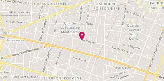 Plan de DANSE Mathieu, 25 Rue Bergère, 75009 Paris