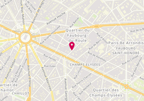 Plan de DUFAURE DE CITRES Chloé, 7 Rue Washington, 75008 Paris