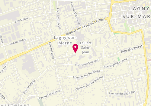 Plan de POUPART Aline, 1 Rue Simone Veil, 77400 Lagny-sur-Marne